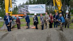 Kitsap Transit was joined by state and federal officials, including Gov. Jay Inslee (third from left) and FTA Administrator Nuria Fernandez (fourth from left), at a groundbreaking ceremony for the Silverdale Transit Center.