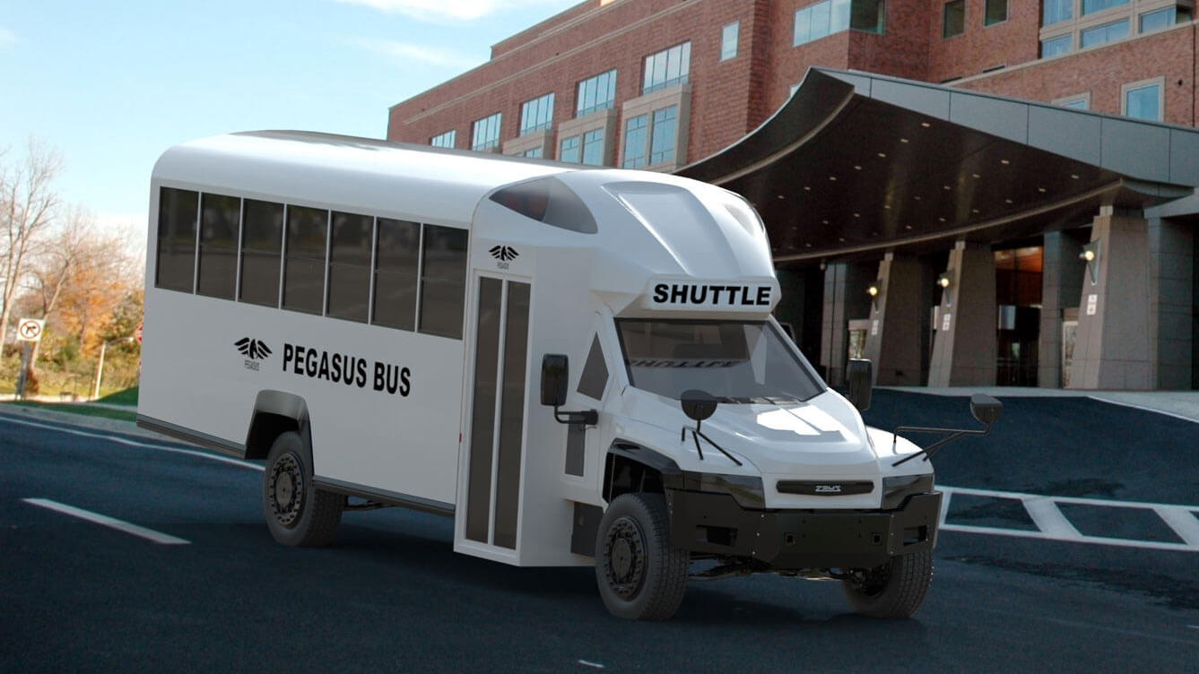 Pegasus Zeus Electric Shuttle Bus Cropped Zeus