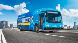 Proterra&apos;s 40-foot ZX5 electric bus.