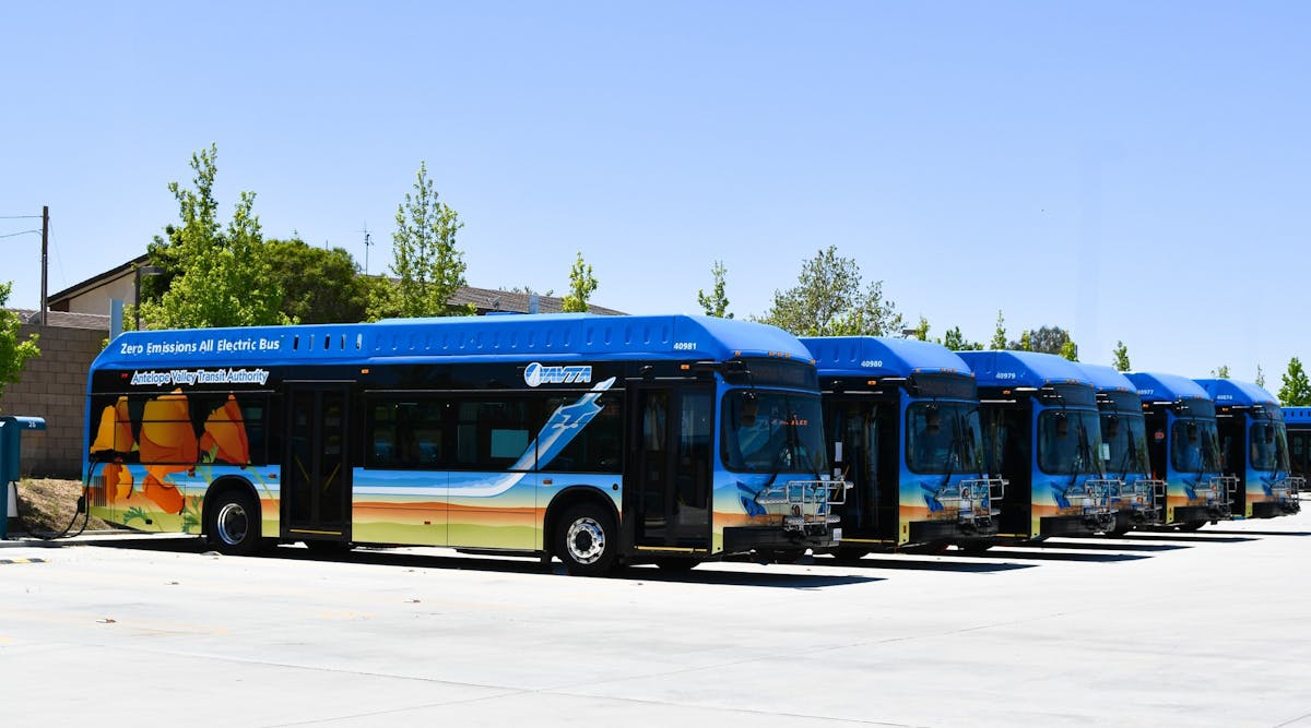 In March 2022, AVTA became the first transit authority to fully transition its fleet to zero emissions. [image: AVTA]