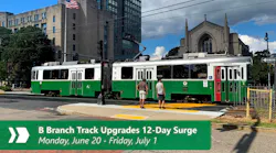 B Branch Surge Graphic Mbta