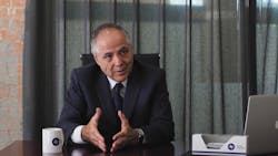 Carlos Aguilar speaking on the partnership between Texas Central and Renfe in 2018. Carlos Aguilar speaking on the partnership between Texas Central and Renfe in 2018.