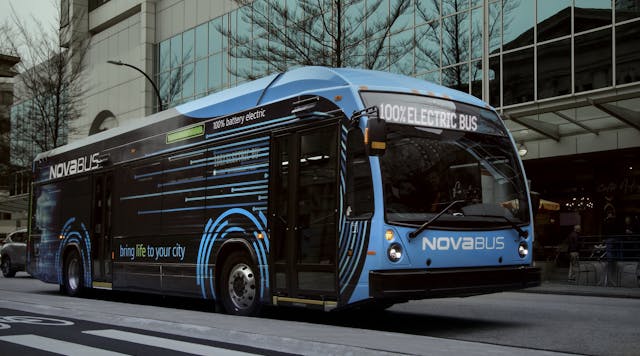 Nova Bus will supply an initial order of six LFSe+ electric buses to Grand River Transit in the Region of Waterloo, Ontario, Canada.