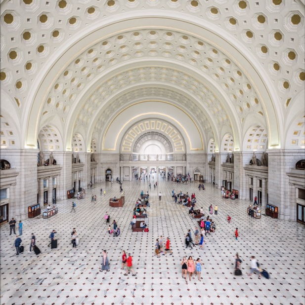 The interior of Washington, D.C.'s, Union Station. [USRC]