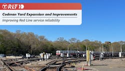 The Codman Yard storage tracks. The Codman Yard storage tracks.