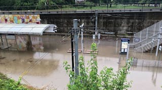 In addition to damage to tracks and signal systems, St. Louis Metro is expecting to declare one Call-A-Ride vehicle and a $10 million MetroLink train as total losses due to flooding on July 26.