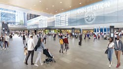 A rendering of the train hall that is proposed as part of the New York Penn Station project. A rendering of the train hall that is proposed as part of the New York Penn Station project.