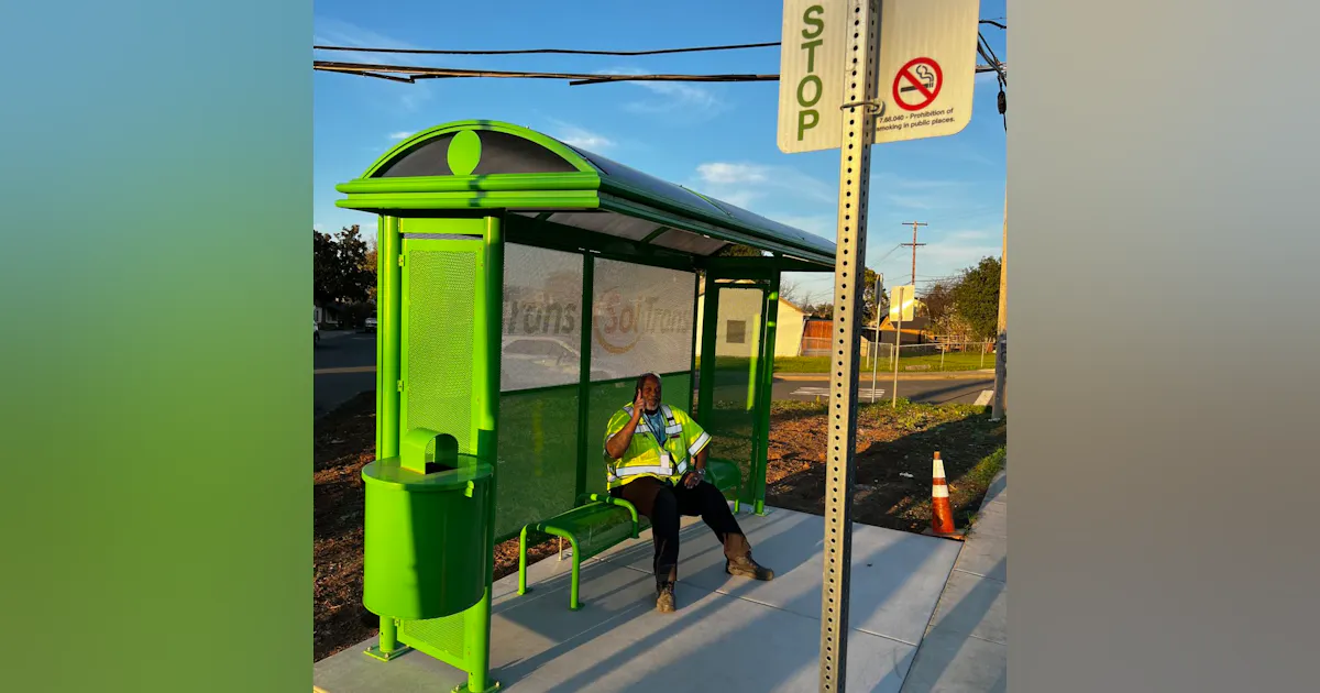 Sol Stop Bus UC Davis students design Soltrans bus stop landscape | Mass Transit