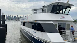 Hoboken is the first of five ferries to undergo upgrades to make it more fuel efficient and emit less engine exhaust.