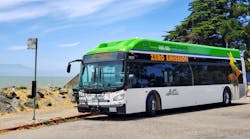 Humboldt Transit Authority tested a hydrogen bus borrowed from AC Transit on its network. It is now planning to add 11 hydrogen buses to its fleet with funds provided through a state grant.