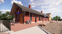 Blue Island Vermont St Rendering Metra