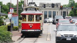 The Loop Trolley will resume service for a three month pilot period starting Aug. 4, 2022. The Loop Trolley will resume service for a three month pilot period starting Aug. 4, 2022.