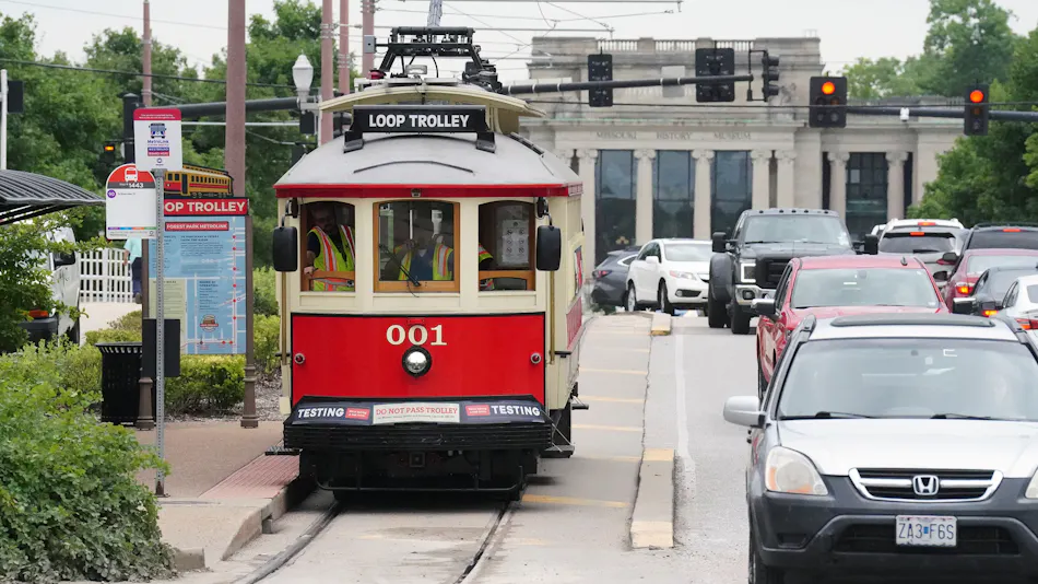 Loop Trolley Map St. Louis Loop Trolley back in operation | Mass Transit