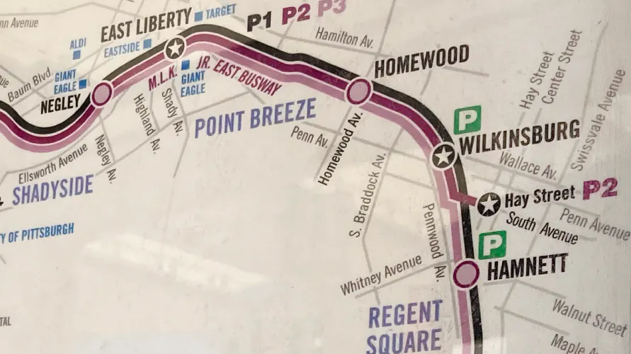 Prt Map PRT launches planning effort to add station(s) on East Busway ...
