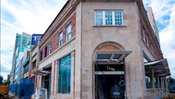 Metrolinx restored the façade in August 2022. Metrolinx restored the façade in August 2022.