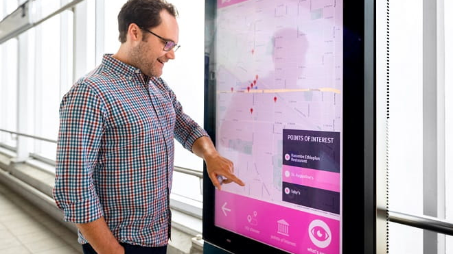 Touchscreen Kiosk Translink