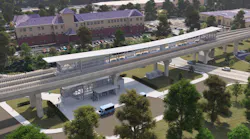 Rendering of part of the KOP Rail extension.