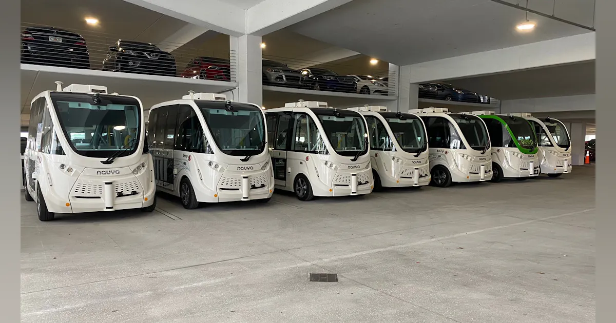 Via Store Shuttle Beep purchases eight AV shuttles from Navya | Mass Transit