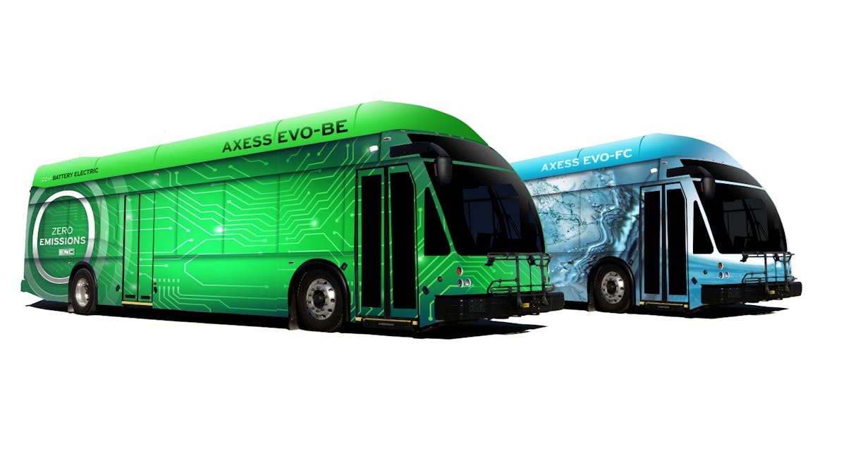 Enc Launches Next Generation Battery Electric And Hydrogen Fuel Cell Electric Buses Enc