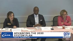A screenshot from the Metropolitan Transit Commission meeting where $5 million were approved to advance the CATS LYNX Red Line project. A screenshot from the Metropolitan Transit Commission meeting where $5 million were approved to advance the CATS LYNX Red Line project.