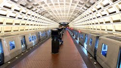Two 7000-series trains at WMATA's Navy Yard station; up to 20 7000-series trains will be entering daily service starting Sept. 12 under an updated return to service plan. Two 7000-series trains at WMATA's Navy Yard station; up to 20 7000-series trains will be entering daily service starting Sept. 12 under an updated return to service plan.