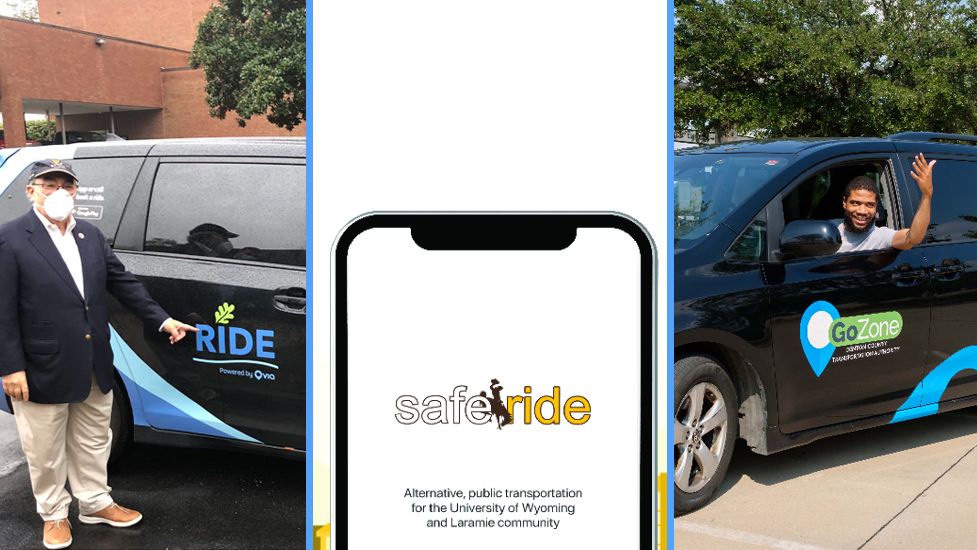 Via celebrated the two-year anniversary of RIDE in Wilson, N.C., the launch of an enhanced SafeRide service in Wyoming and the one-year anniversary of DCTA's GoZone service.