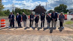 A groundbreaking ceremony was held Sept. 14 for the Windsor Locks station and track improvement project. A groundbreaking ceremony was held Sept. 14 for the Windsor Locks station and track improvement project.