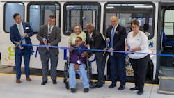SORTA officials, community agency leaders and Access customers, held a ribbon-cutting ceremony on Aug. 16 to mark the opening of SORTA&apos;s renovated paratransit assessment center.