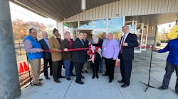 A ribbon cutting ceremony was also held to mark additional improvements made at St. Clair County Transit District's Belleville Transit Center. A ribbon cutting ceremony was also held to mark additional improvements made at St. Clair County Transit District's Belleville Transit Center.