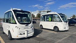 PANYNJ and Navya are managing a AV shuttle platooning project, which is the first at a North American airport. PANYNJ and Navya are managing a AV shuttle platooning project, which is the first at a North American airport.