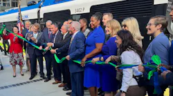 A ribbon cutting ceremony was held to mark the opening of the Arrow Line on Oct. 21. The line began service on Oct. 24.