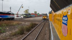 The Forest Park Flyover will eliminate conflicts between freight and passenger trains; the location is called the most congested rail chokepoint in the Chicago area. The Forest Park Flyover will eliminate conflicts between freight and passenger trains; the location is called the most congested rail chokepoint in the Chicago area.