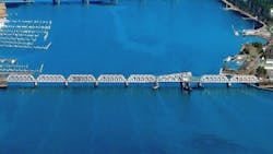 An aerial view of the Connecticut River Bridge; the 115-year old bridge will be replaced. An aerial view of the Connecticut River Bridge; the 115-year old bridge will be replaced.