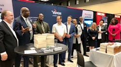 Alex Wiggins with New Orleans RTA (with microphone) speaks along side several fellow contributors to 'Conversations on Equity and Inclusion in Public Transportation.' Alex Wiggins with New Orleans RTA (with microphone) speaks along side several fellow contributors to 'Conversations on Equity and Inclusion in Public Transportation.'