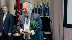 Gary Rosenfeld accepts his Urban Executive of the Year Award.
