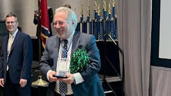 Gary Rosenfeld accepts his Urban Executive of the Year Award. Gary Rosenfeld accepts his Urban Executive of the Year Award.