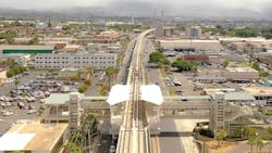 HART's September 2022 flyover video: Hō‘ae‘ae station from above. HART's September 2022 flyover video: Hō‘ae‘ae station from above.