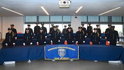 Twenty MTA Police Officers celebrate the completion of the Recruit Training Curriculum with “Gun and Shield Day” at the NYPD Academy on Wednesday, Oct 12, 2022. Twenty MTA Police Officers celebrate the completion of the Recruit Training Curriculum with “Gun and Shield Day” at the NYPD Academy on Wednesday, Oct 12, 2022.