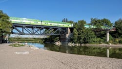 Metrolinx has completed a rehabilitation project on the Rouge River Bridge, a historic rail bridge on the Lakeshore East GO Line. Metrolinx has completed a rehabilitation project on the Rouge River Bridge, a historic rail bridge on the Lakeshore East GO Line.
