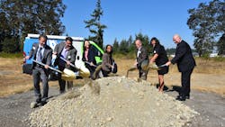 Pictured left to right: WSDOT Regional Administrator Steve Roark; Pierce Transit Board Chair Marty Campbell; US Senator Maria Cantwell; US Representative Marilyn Strickland; WA State Representative Jake Fey; Pierce Transit Board Co-Chair Kristina Walker; Pierce Transit CEO Mike Griffus. Pictured left to right: WSDOT Regional Administrator Steve Roark; Pierce Transit Board Chair Marty Campbell; US Senator Maria Cantwell; US Representative Marilyn Strickland; WA State Representative Jake Fey; Pierce Transit Board Co-Chair Kristina Walker; Pierce Transit CEO Mike Griffus.