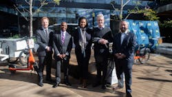 Mayor Mayor Muriel Bowser, the Office of the Deputy Mayor for Planning and Economic Development (DMPED), the Southwest Business Improvement District (Southwest BID) and community leaders celebrated the launch of the District of Columbia's first Mobility Innovation District. Mayor Mayor Muriel Bowser, the Office of the Deputy Mayor for Planning and Economic Development (DMPED), the Southwest Business Improvement District (Southwest BID) and community leaders celebrated the launch of the District of Columbia's first Mobility Innovation District.