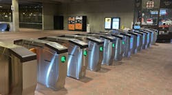 WMATA will complete installation of new faregates, like the ones shown here at Vienna Station, by the end of 2022.