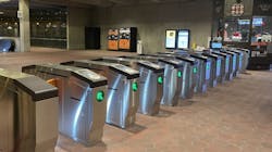 WMATA will complete installation of new faregates, like the ones shown here at Vienna Station, by the end of 2022. WMATA will complete installation of new faregates, like the ones shown here at Vienna Station, by the end of 2022.