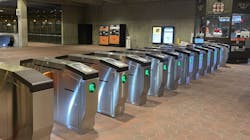 WMATA will complete installation of new faregates, like the ones shown here at Vienna Station, by the end of 2022.
