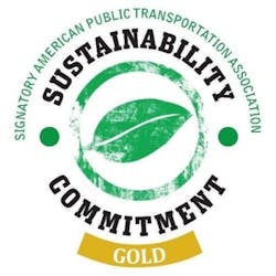Metrolink earned its first APTA certification for its commitment to sustainability.