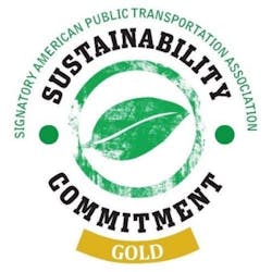 Metrolink earned its first APTA certification for its commitment to sustainability. Metrolink earned its first APTA certification for its commitment to sustainability.