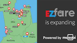 Where EZFare is used across a four-state region.