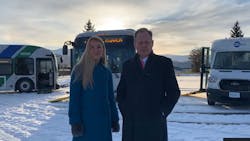 Anchorage took delivery of 25 new transit vehicles; 11 40-foot buses for use on the People Mover and 14 vehicles for use on AnchorRIDES. Anchorage took delivery of 25 new transit vehicles; 11 40-foot buses for use on the People Mover and 14 vehicles for use on AnchorRIDES.