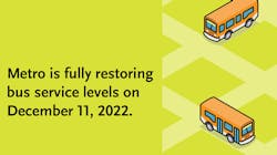 Dec. 11 bus service changes graphic Dec. 11 bus service changes graphic