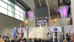 Approximately 500 people attended the opening event for the Silver Line Extension.